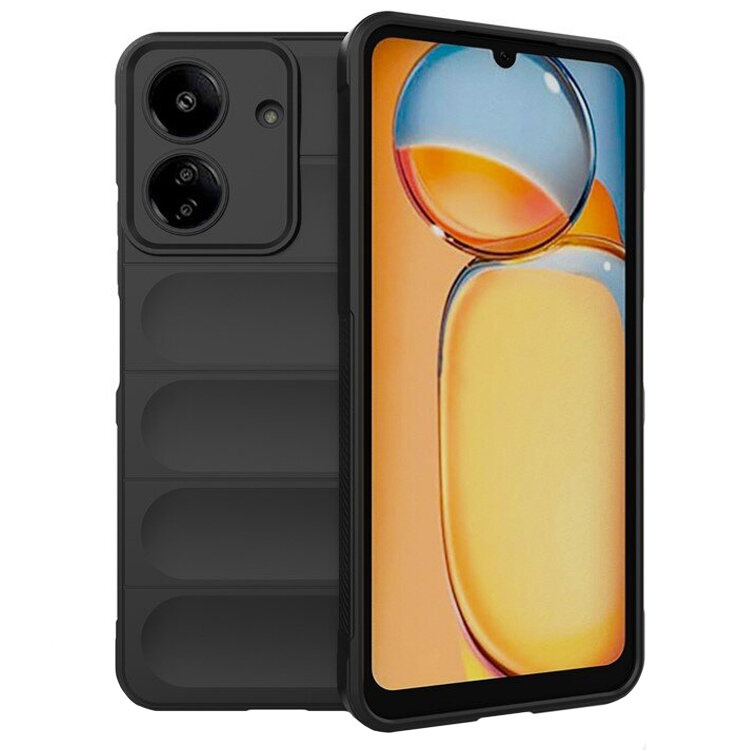 Schutzhülle Für Xiaomi Redmi 13c / Poco C65, Stoßfest, Für Gaming, Schwarz