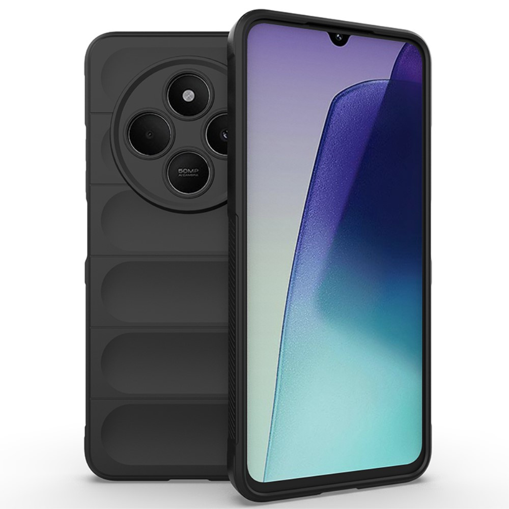 Schutzhülle Für Xiaomi Redmi 14c / Xiaomi Poco C75, Stoßfest, Für Gaming, Schwarz