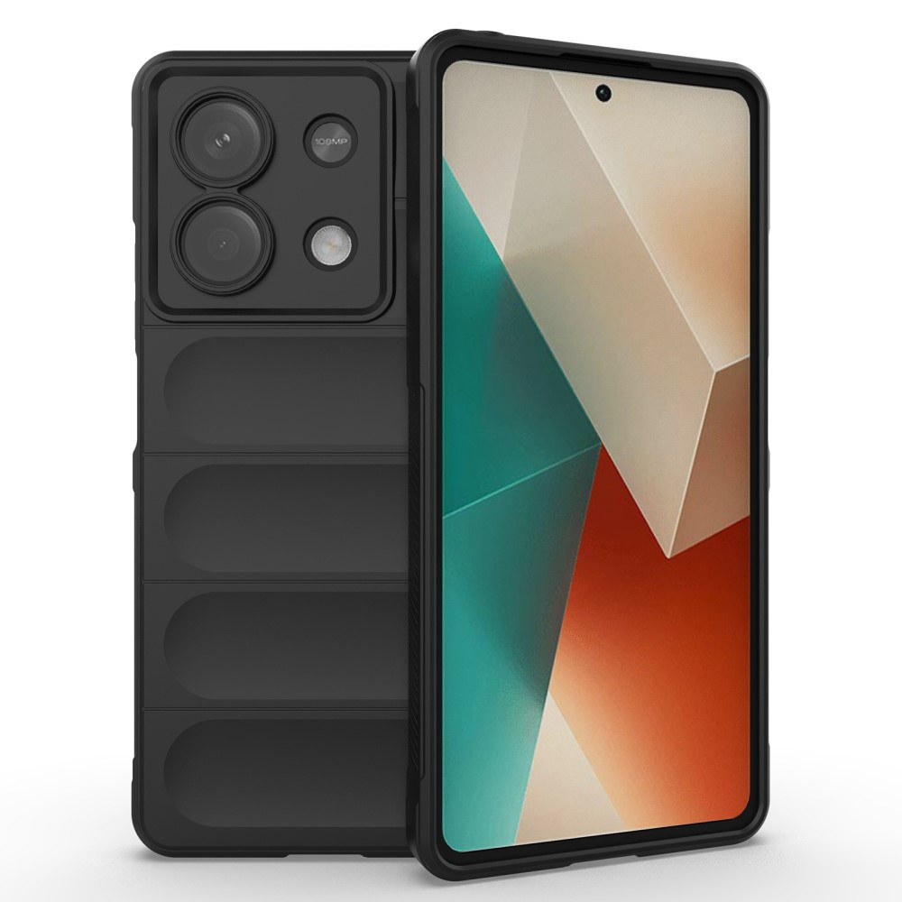 Schutzhülle Für Xiaomi Redmi Note 13 5g, Stoßfest, Für Gaming, Schwarz