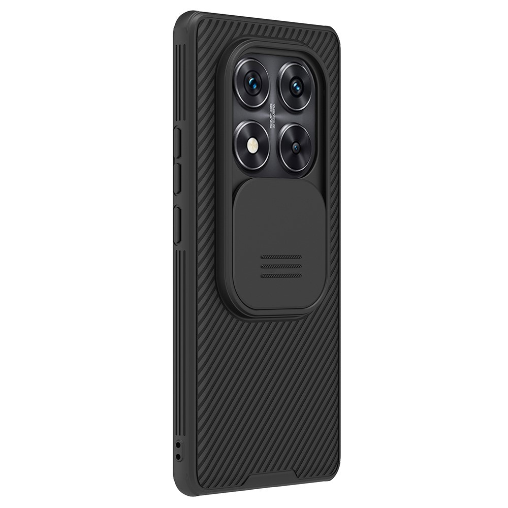 Schutzhülle Für Xiaomi Redmi Note 14 Pro 5g / Xiaomi Poco X7 5g, Gepanzertes Nillkin, Camshield Pro, Schwarz