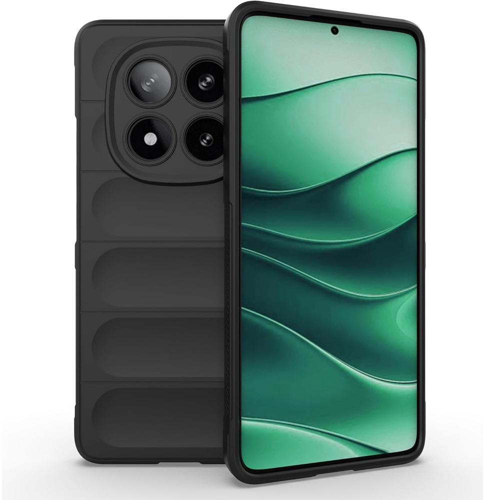 Schutzhülle Für Xiaomi Redmi Note 14 Pro 5g / Xiaomi Poco X7 5g, Stoßfest, Für Gaming, Schwarz