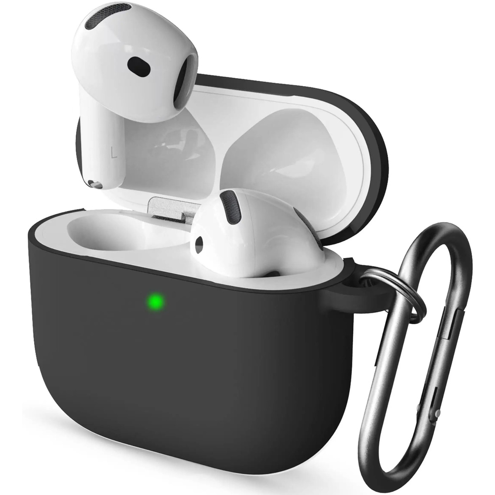 Silikonhülle Für Apple Airpods 4, Schwarz