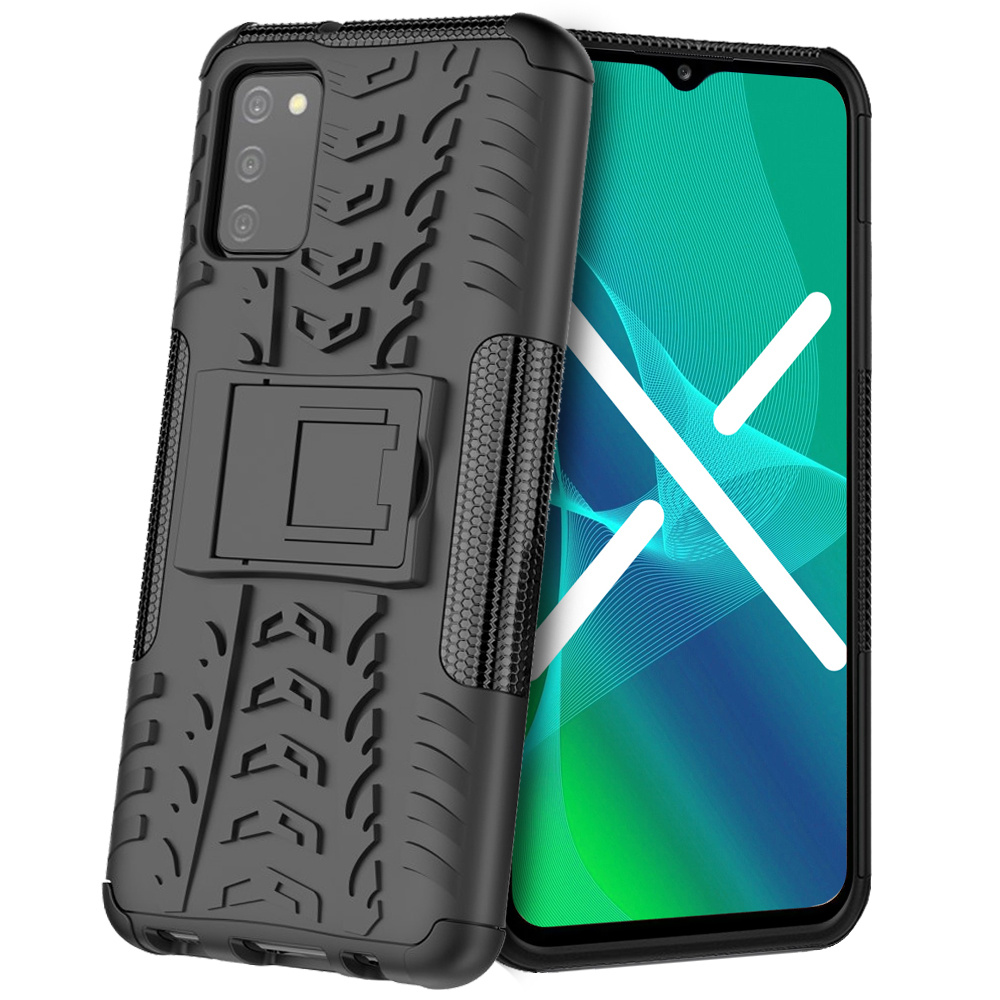 Samsung Galaxy A03s Hülle, Reifenschutz, Schwarz