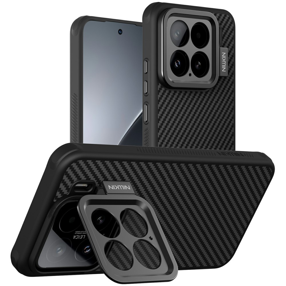 Xiaomi 15 Hülle, Nillkin Armor, Carboprop Hülle, Für Magsafe, Schwarz