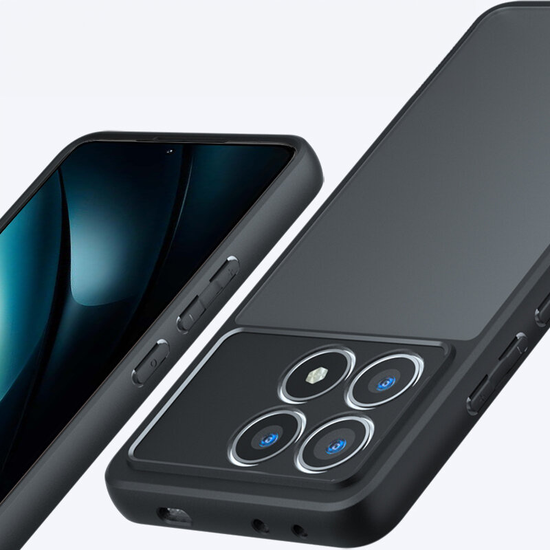 Schutzhülle Für Xiaomi Poco F6 Pro, Fusion Hybrid, Schwarz
