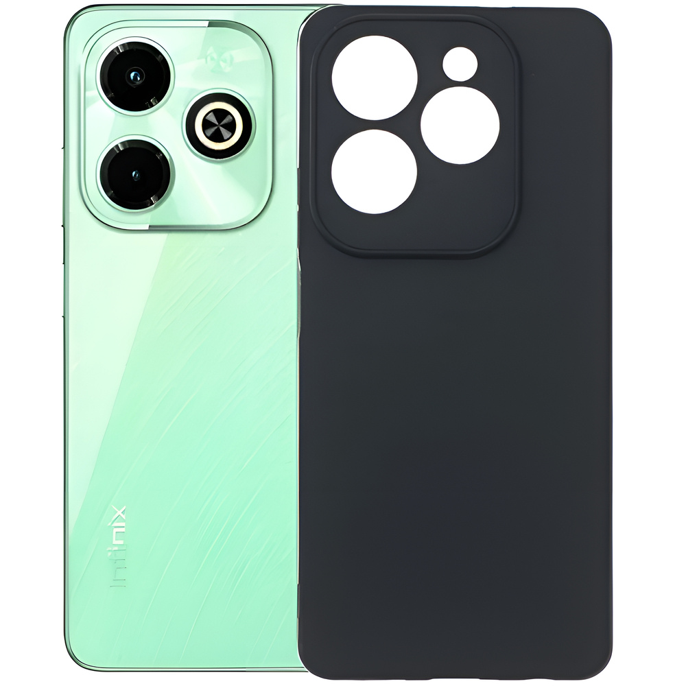 Dünne Schutzhülle Für Infinix Hot 40i, Slim, Schwarz