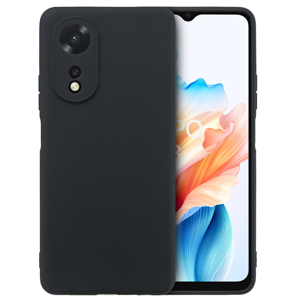 Dünne Hülle Für Oppo A58 4g, Slim, Schwarz