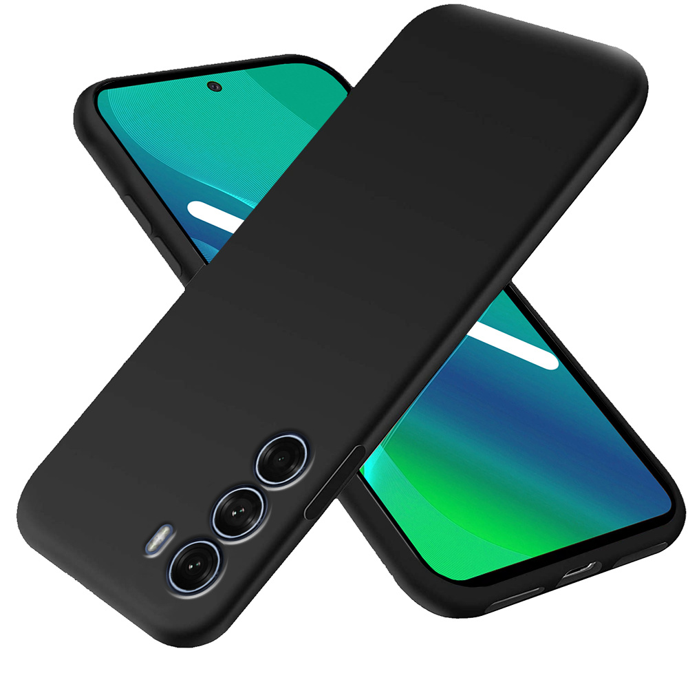 Dünne Hülle Für Motorola Moto G200 5g, Schlank, Schwarz
