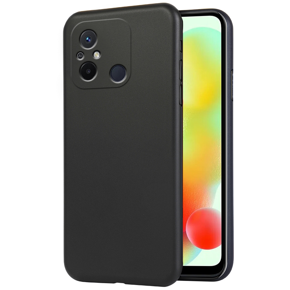 Dünne Schutzhülle Für Xiaomi Redmi 12c, Slim Camshield, Schwarz