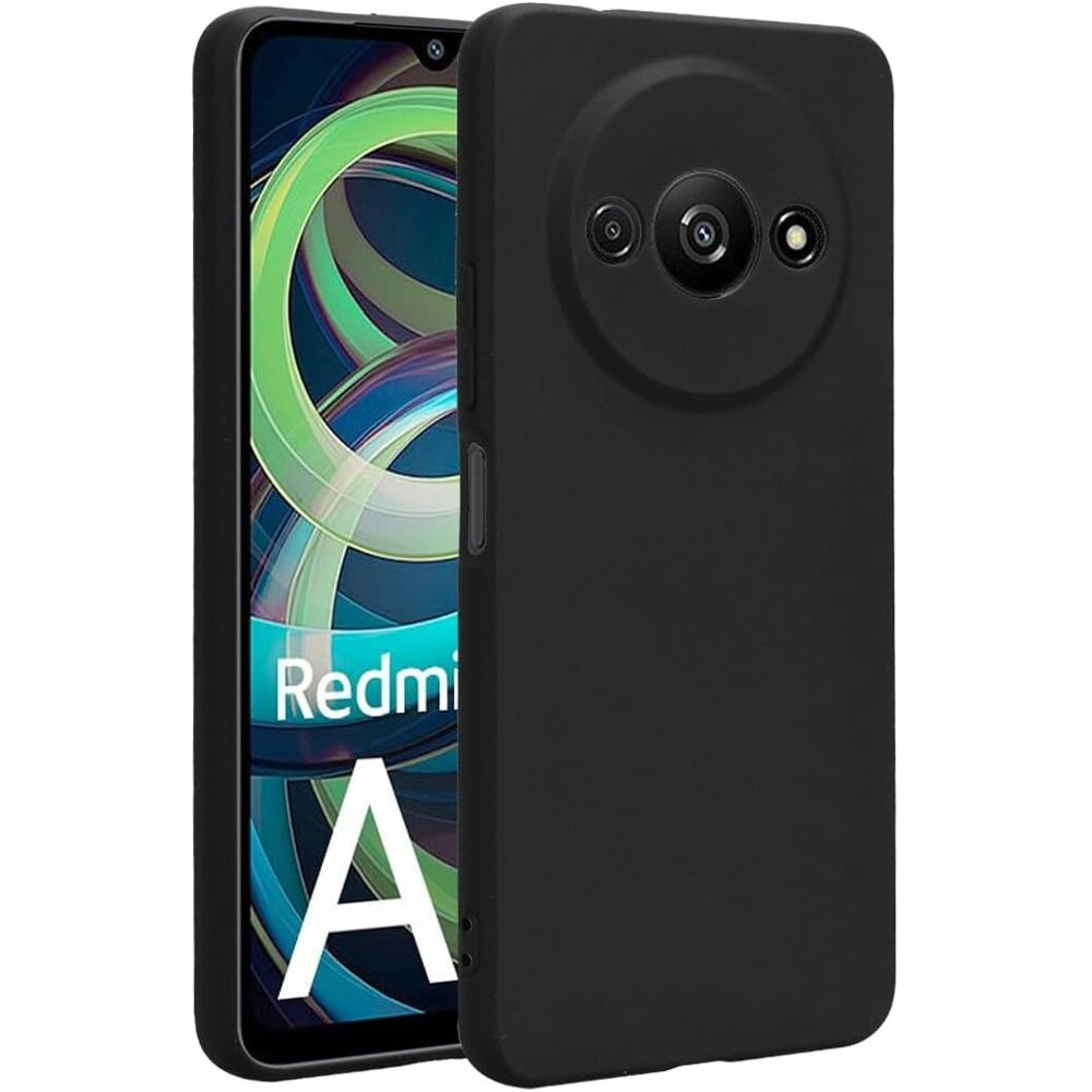 Dünne Hülle Für Xiaomi Redmi A3, Slim, Schwarz