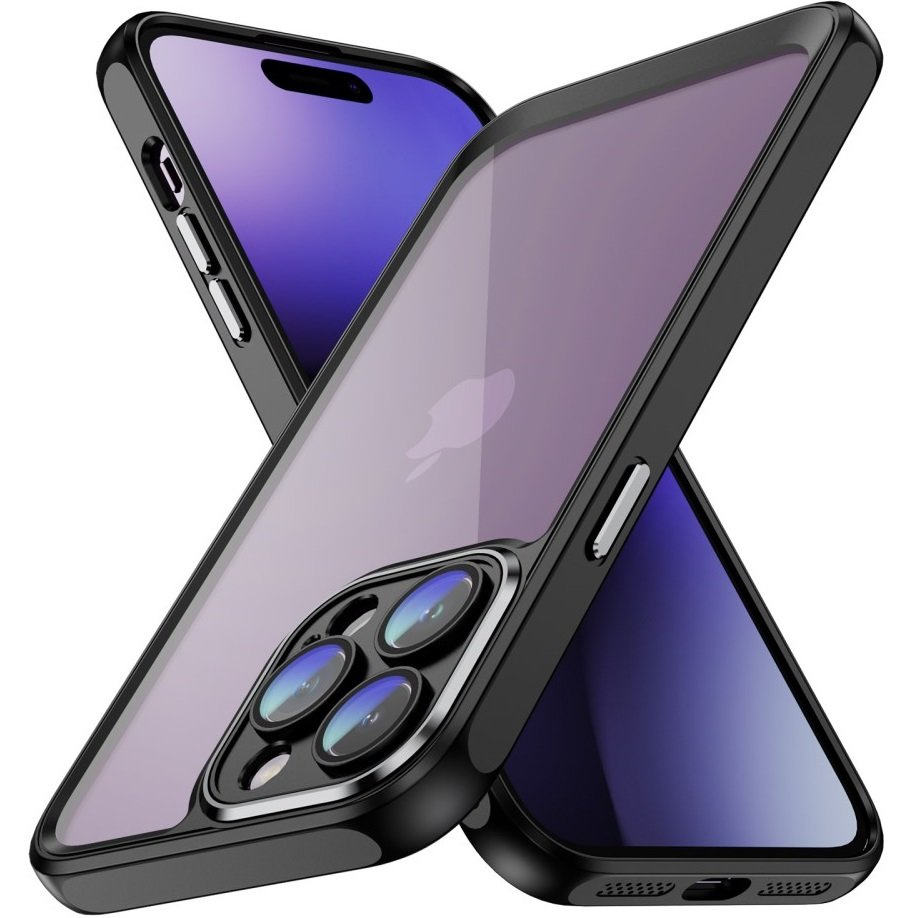 Schutzhülle Für Iphone 14 Pro Max, Stoßfest, Schwarz