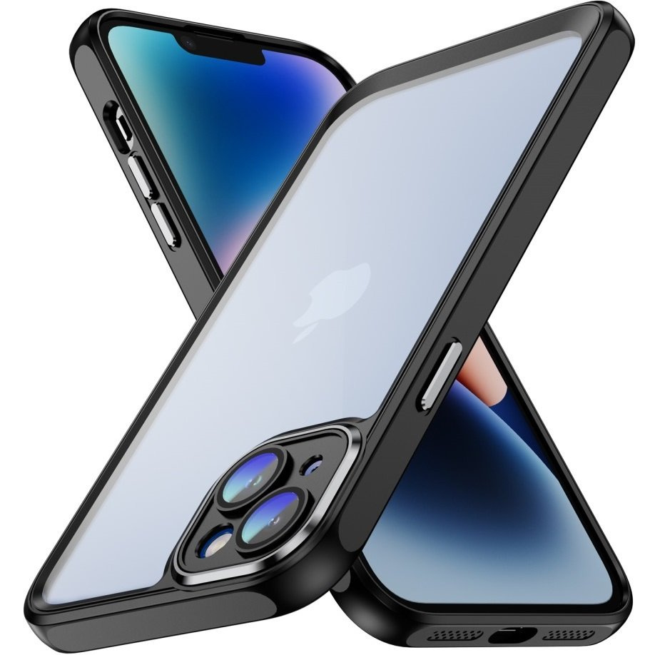 Schutzhülle Für Iphone 15, Stoßfest, Schwarz