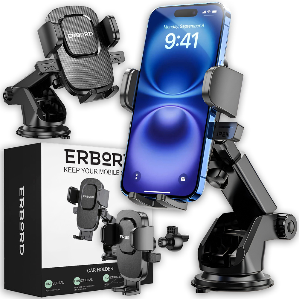 Erbord Ml88 Autotelefonhalterung Für Windschutzscheibe/armaturenbrett/cockpit