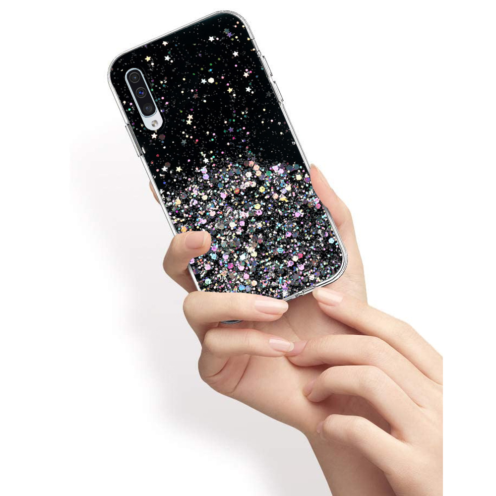 Schutzhülle Für Samsung Galaxy A50/a50s/a30s, Glitzernd, Schwarz