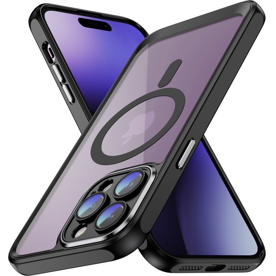 Iphone 15 Pro Hülle, Erbord Impact Guard, Für Magsafe, Schwarz