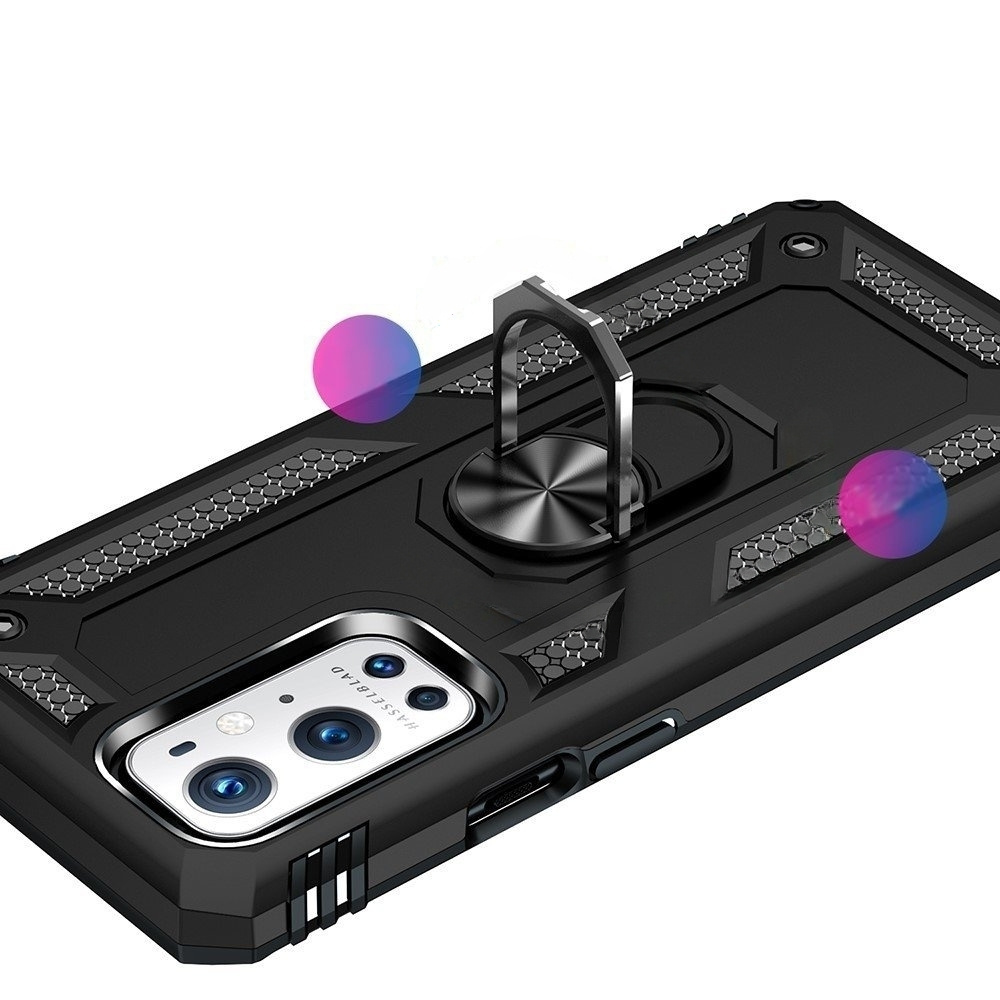 Gepanzerte Schutzhülle Für Oneplus 9 Pro, Nox Case Ring, Schwarz