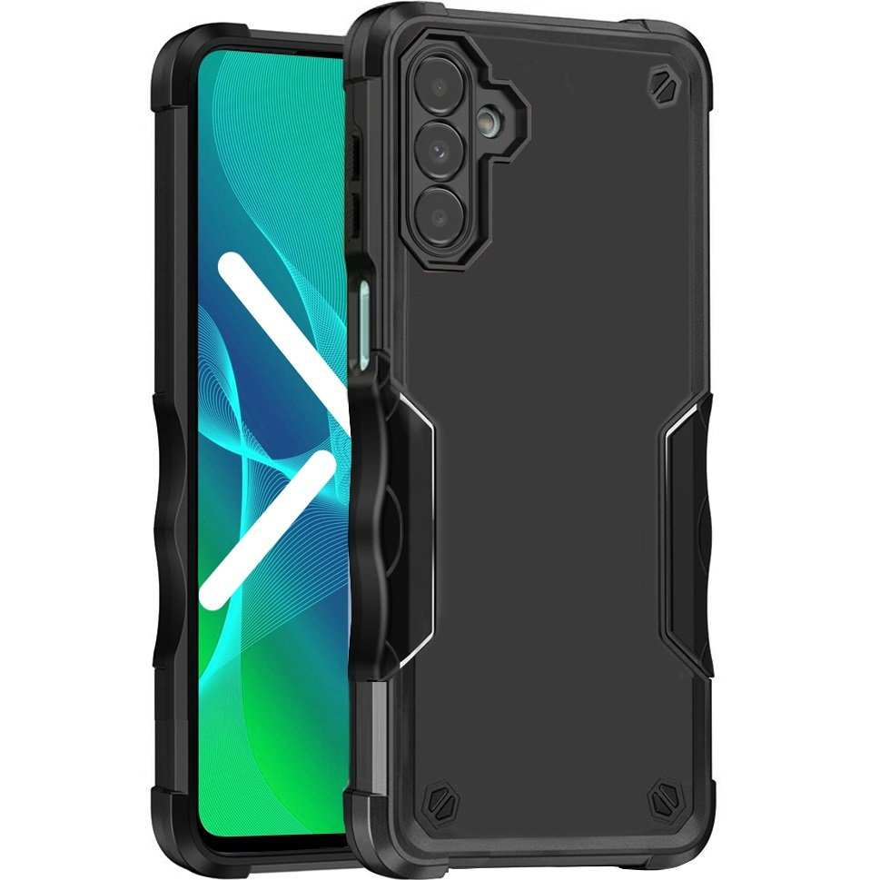 Schutzhülle Für Samsung Galaxy A14 4g/5g, Zweilagig, Schwarz