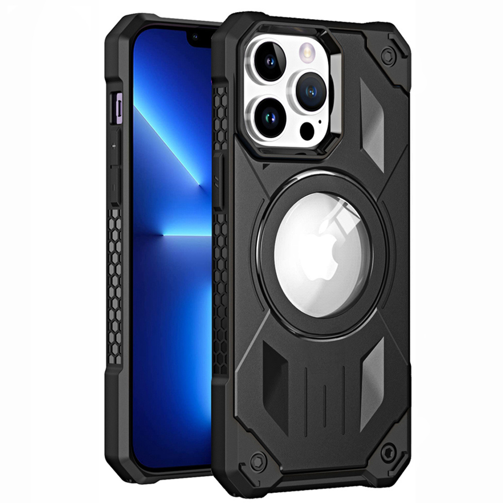 Iphone 13 Pro Max Heavy Duty Magsafe Hülle, Schwarz