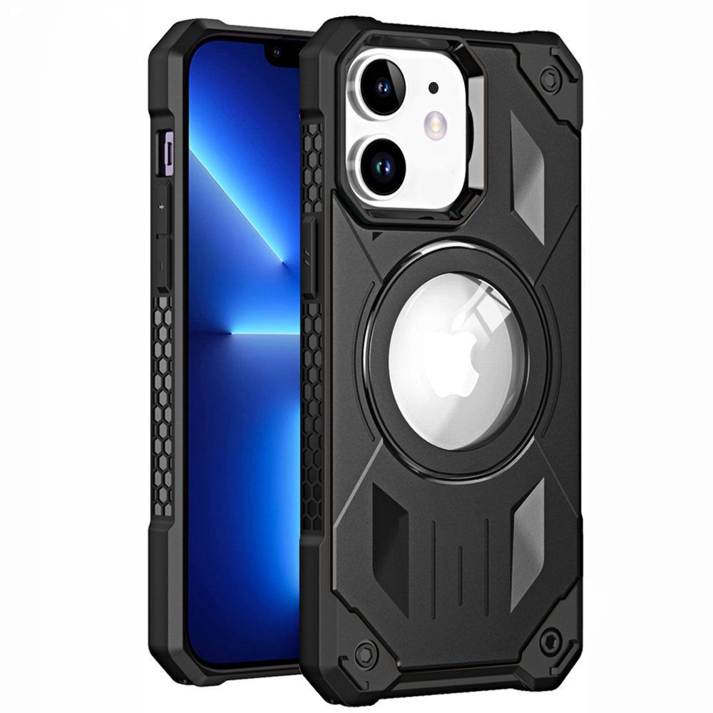 Iphone 11 Heavy Duty Magsafe Hülle, Schwarz