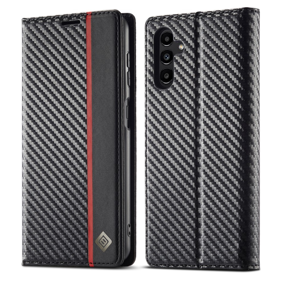 Samsung Galaxy A35 5g Flip Case, Carbon Lc.imeeke, Schwarz