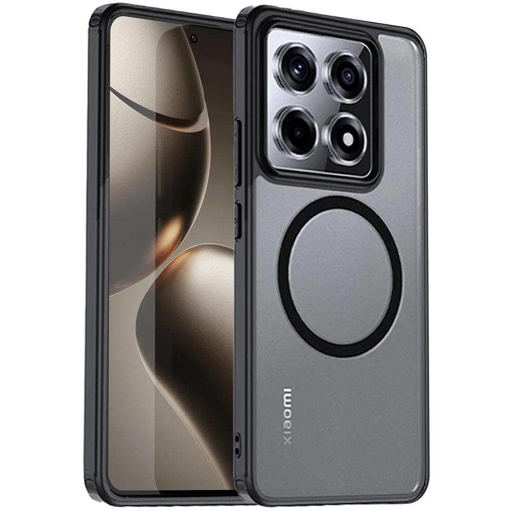 Hülle Für Xiaomi 14t Pro, Fusion Hybrid, Mit Magsafe, Schwarz
