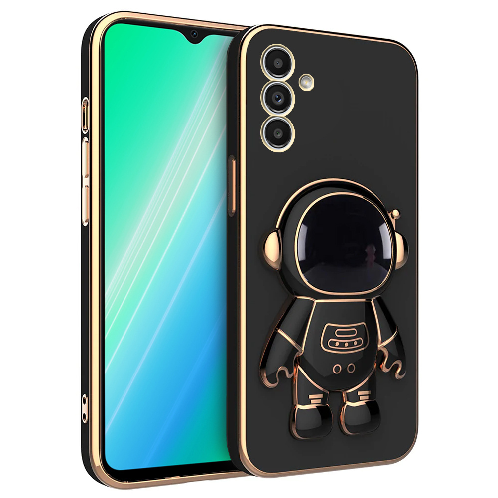 Samsung Galaxy M34 Hülle, Astronaut, Schwarz