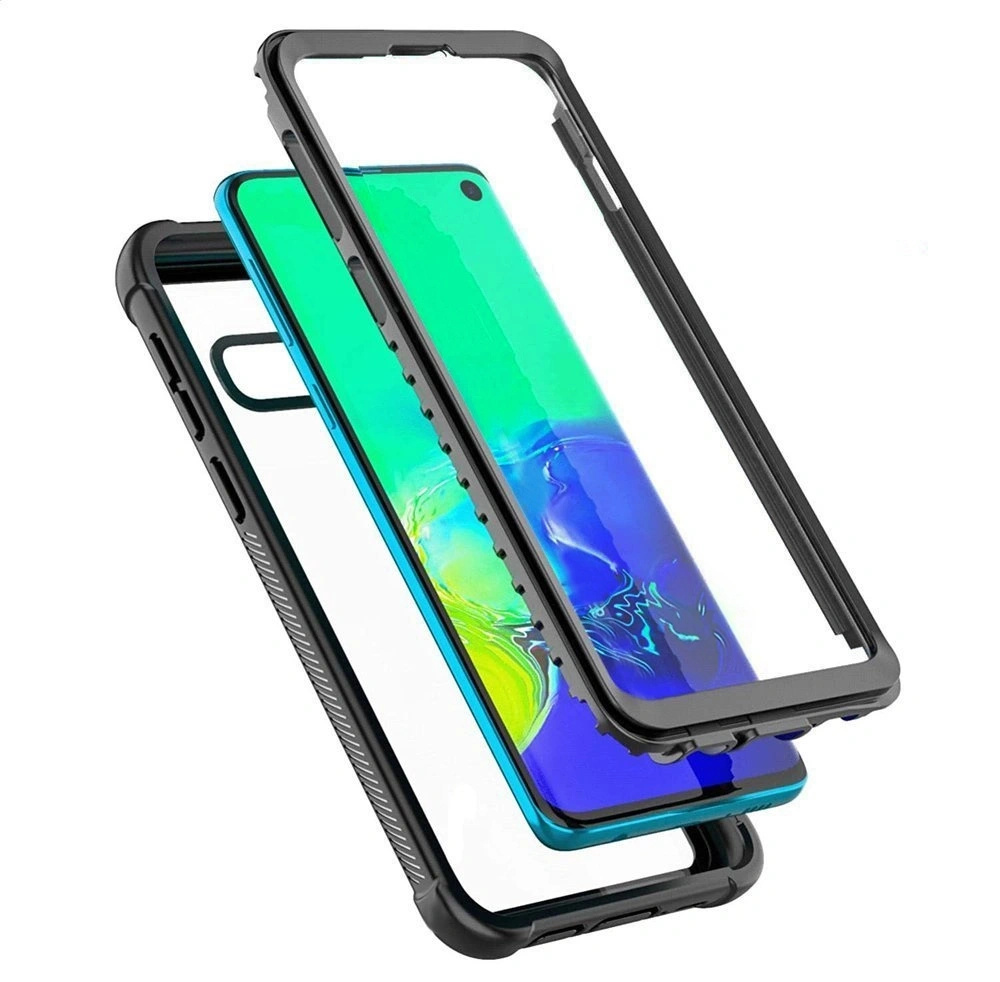 Stoßfeste Hülle Für Samsung Galaxy S10+ Plus, Ohne Folie, Schwarz