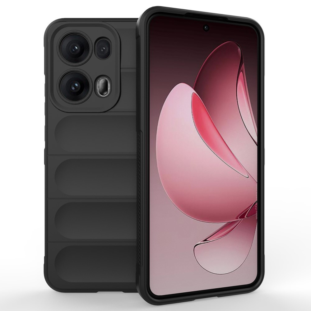 Oppo Reno 13 Pro Gaming-schutzhülle, Stoßfest, Schwarz