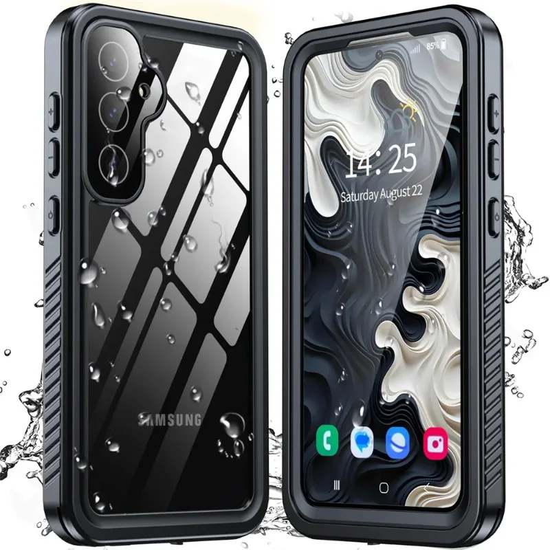 Ip68 Wasserdichte Hülle Für Samsung Galaxy S25, Schwarz