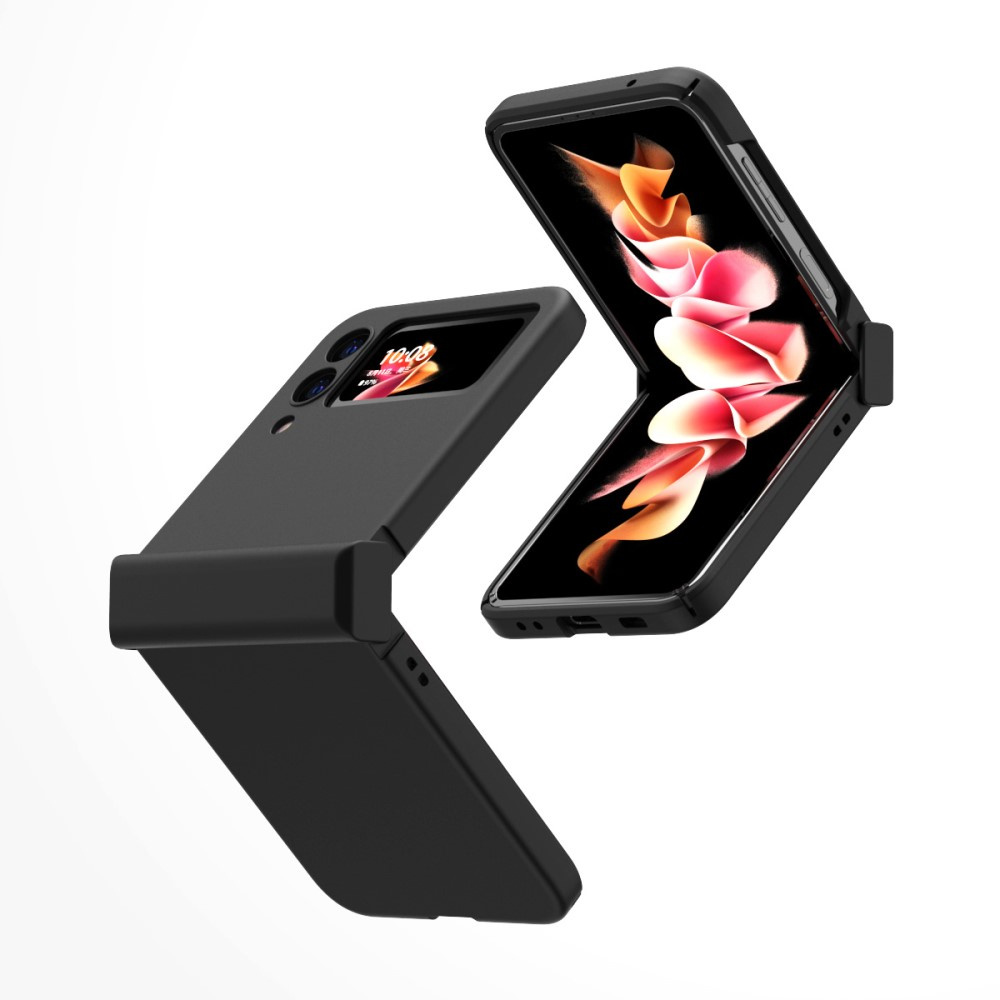 Scharnierdesign-hülle Für Samsung Galaxy Z Flip 3, Schwarz