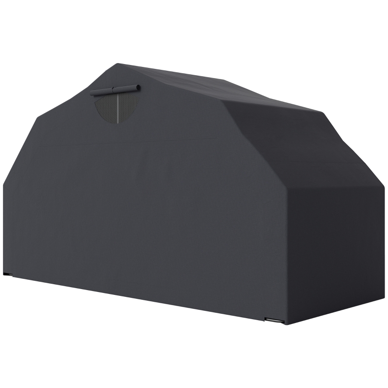 Motorrad Abdeckplane Faltbar Motorradabdeckung Wasserdicht Winterfest Xxl 345cmx135cmx191cm Schwarz