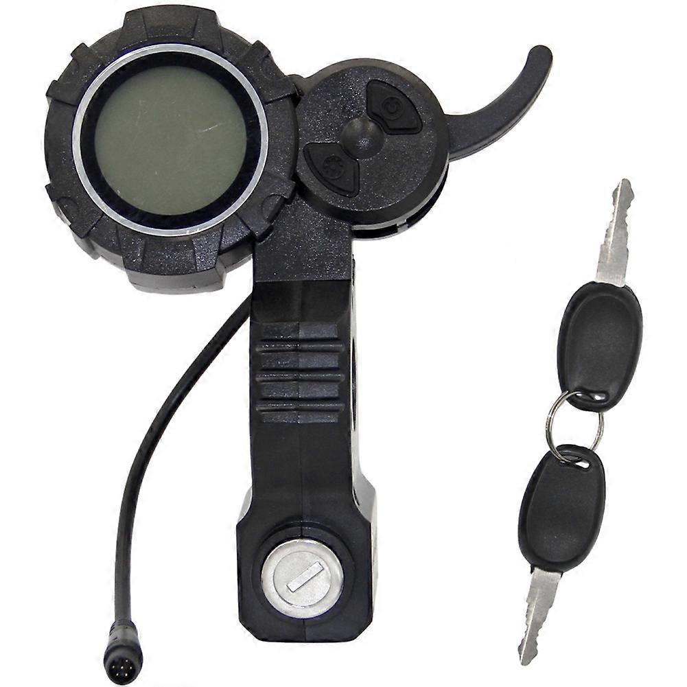 48v 6pin Elektroroller Mit Verriegelungsinstrument Lcd-monitor Für Onvo Elektroroller-instrumentenersatzteile