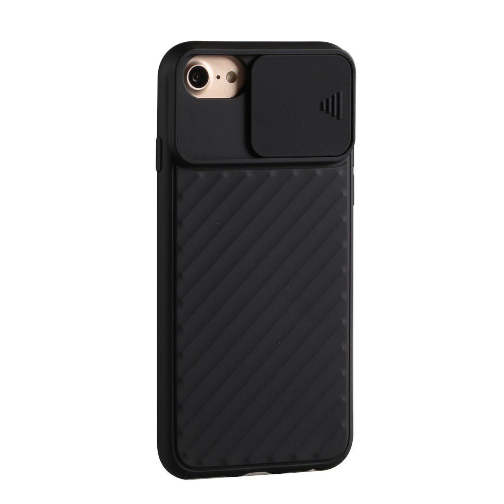 Weiche Tpu Camshield-hülle Für Se 2020/8/7/6/6s 4.7 - Schwarz
