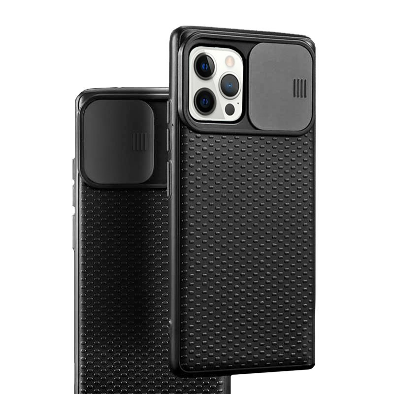Camshield Hülle Für Iphone 12/12 Pro – Schwarz