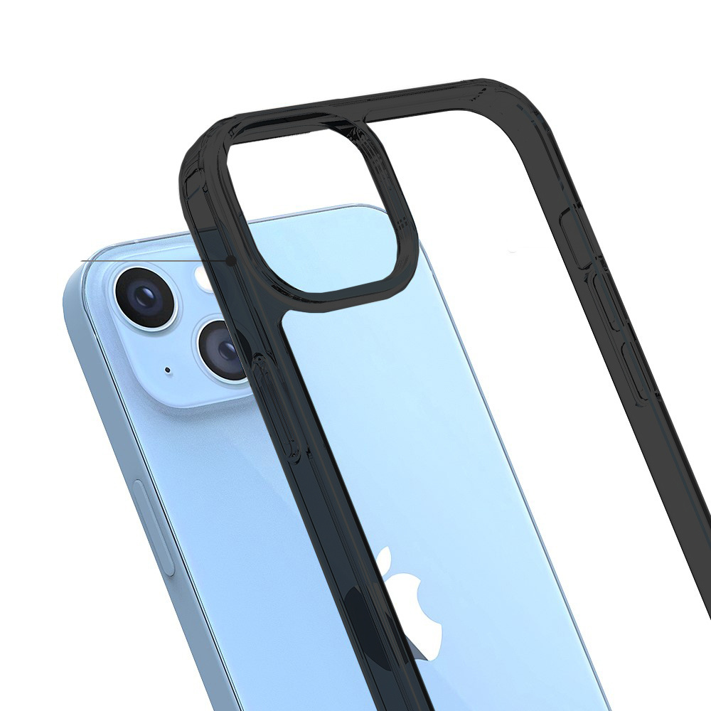 Hybrid-hülle Für Iphone 14 Plus, Mattschwarz