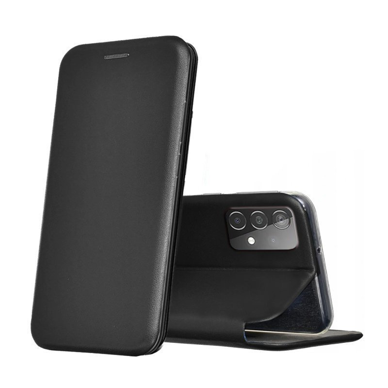 Brieftaschenhülle Für Samsung Galaxy A32 5g, Elegant, Schwarz