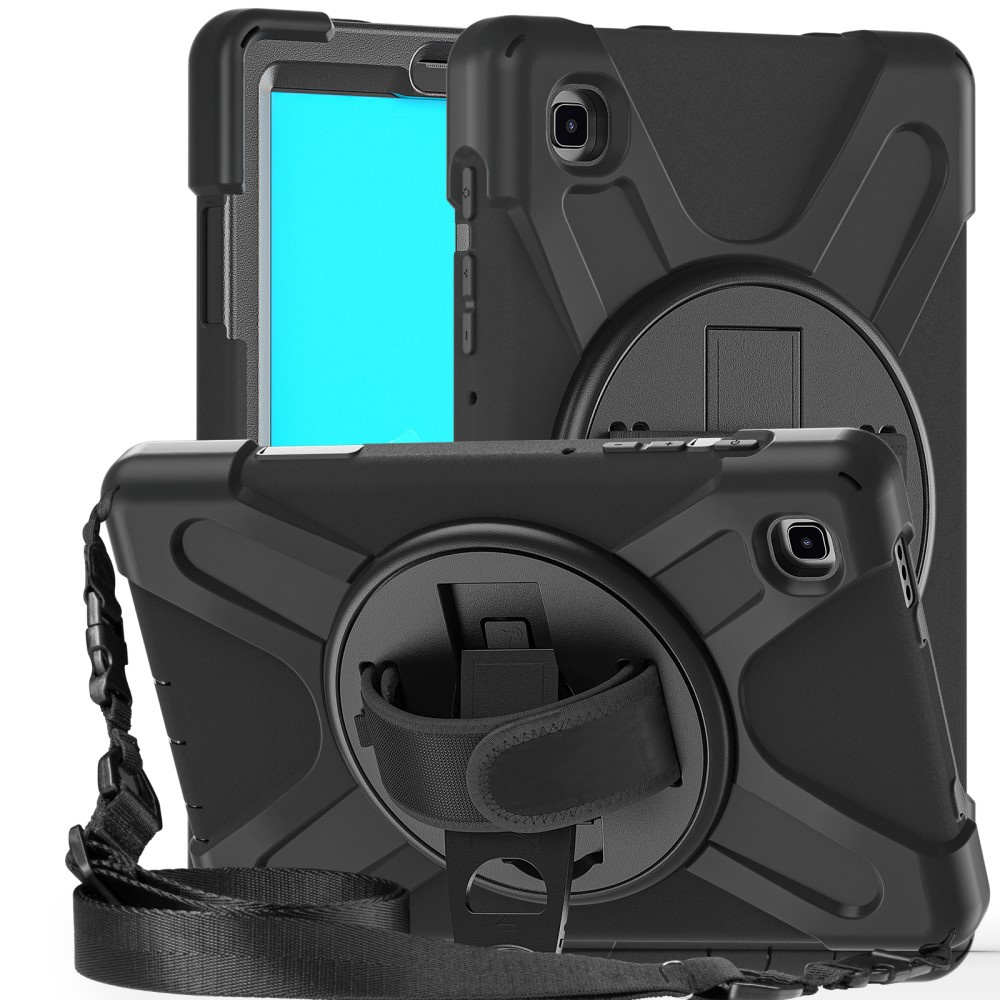 Schutzhülle Für Samsung Galaxy Tab A7 Lite 8.7 T220 / T225, Rundumschutz, Schwarz