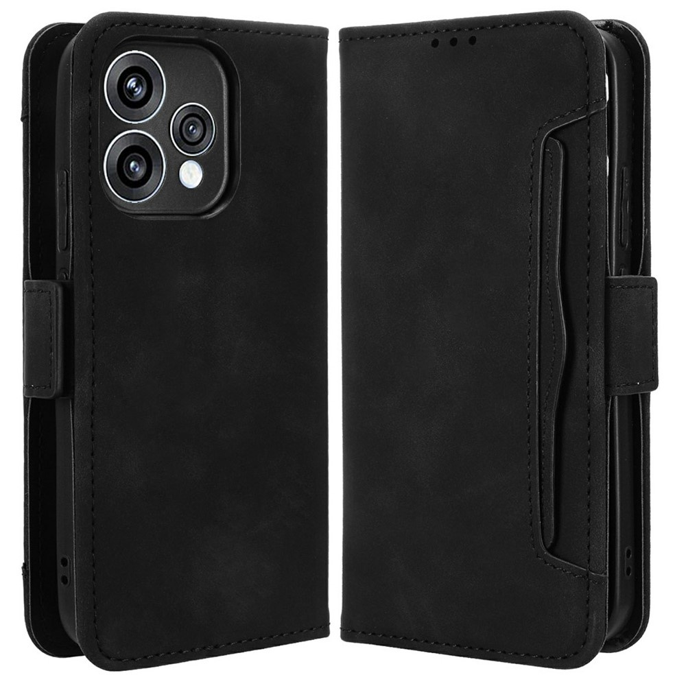 Klapphülle Für Oppo Reno 15, Mit Kartenfach, Schwarz