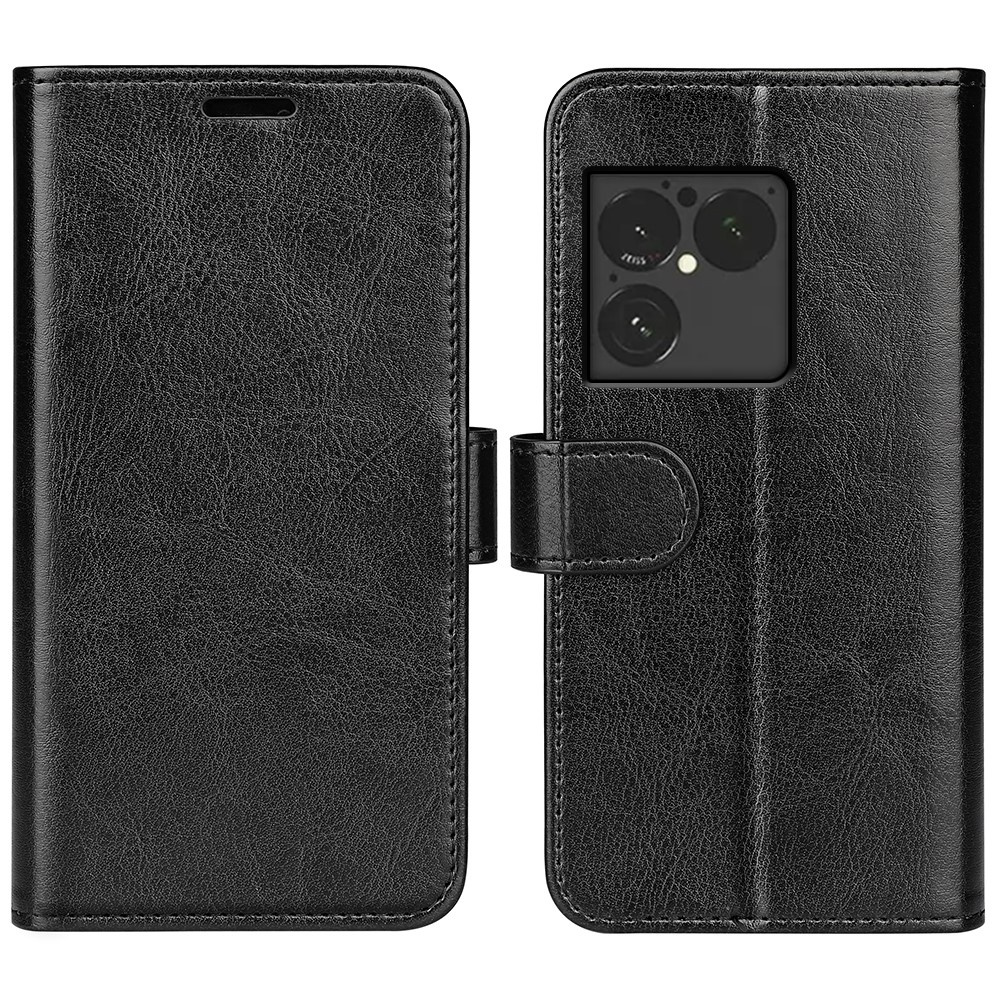 Klapphülle Für Sony Xperia 1 Viii, Crazy Horse Wallet, Schwarz