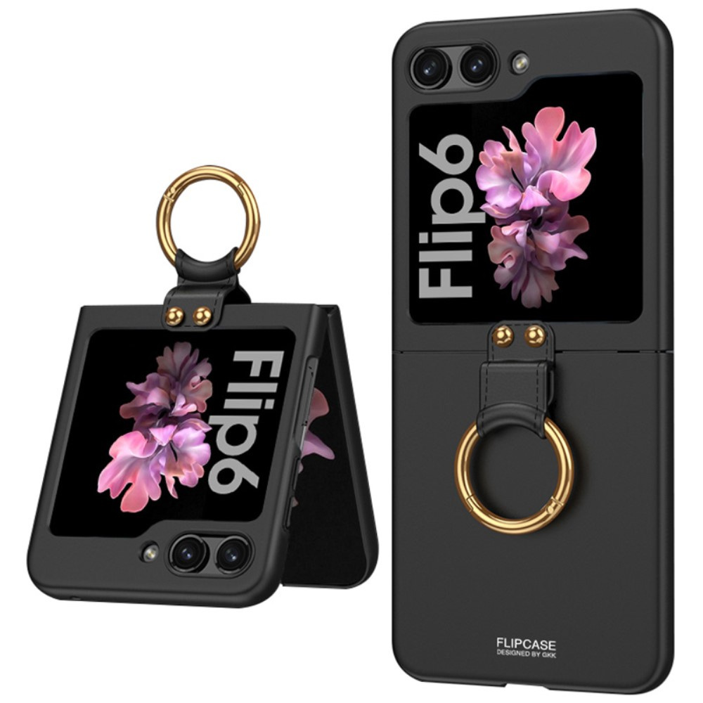 Gkk Ringhalterhülle Für Samsung Galaxy Z Flip7 Fe / Z Flip6, Schwarz