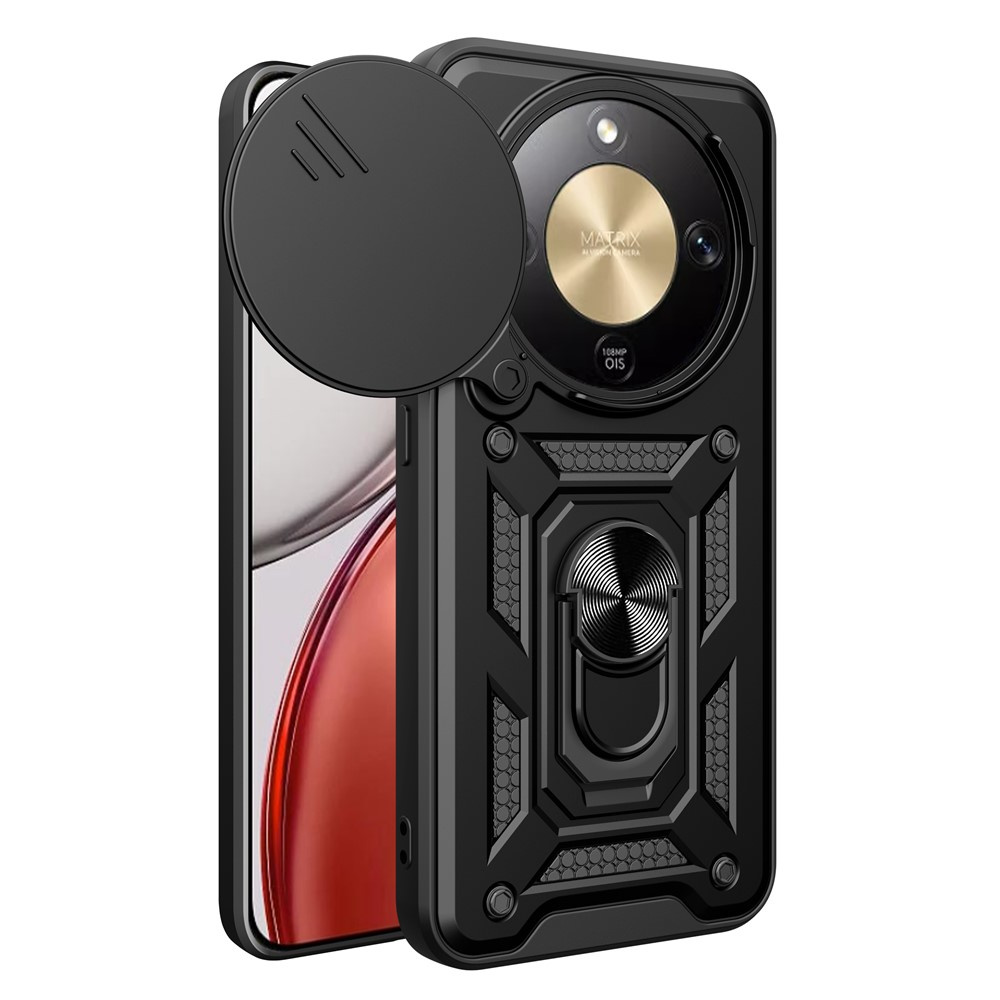 Gepanzertes Gehäuse Für Honor Magic 8 Lite, Camshield Slide, Schwarz
