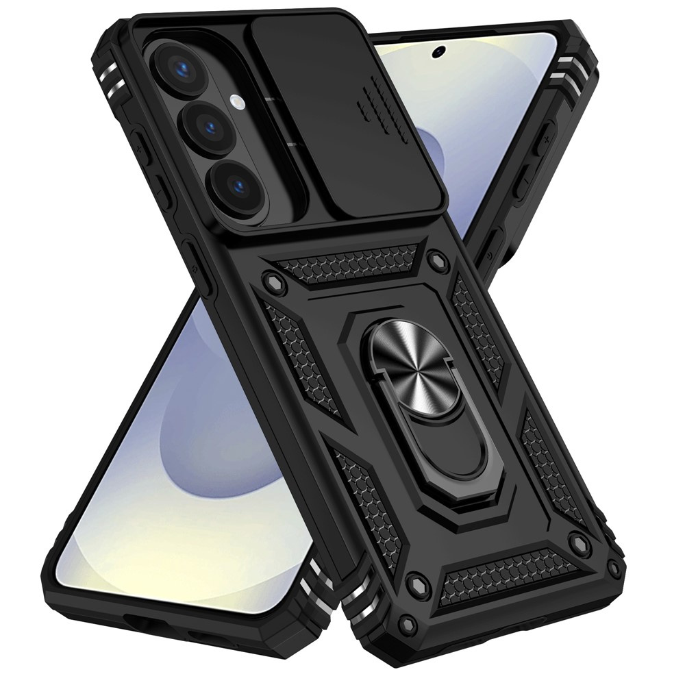 Gepanzerte Schutzhülle Für Samsung Galaxy S26 Plus, Camshield Slide, Schwarz