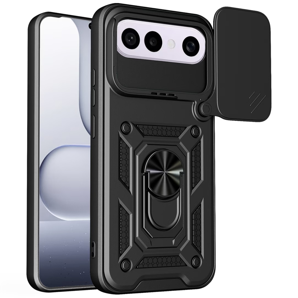 Gepanzerte Schutzhülle Für Vivo X300 Fe, Camshield Slide, Schwarz