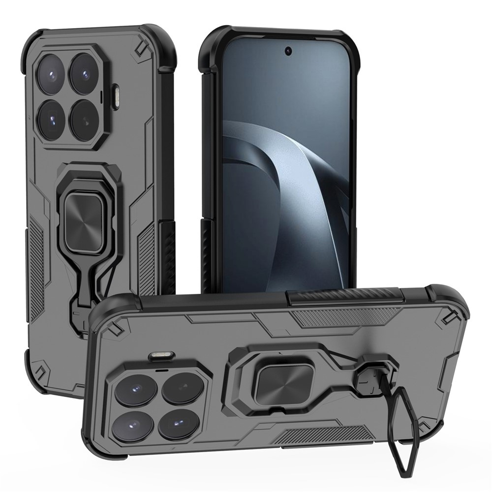 Schutzhülle Für Xiaomi 17t, Mit Ständerring, Schwarz