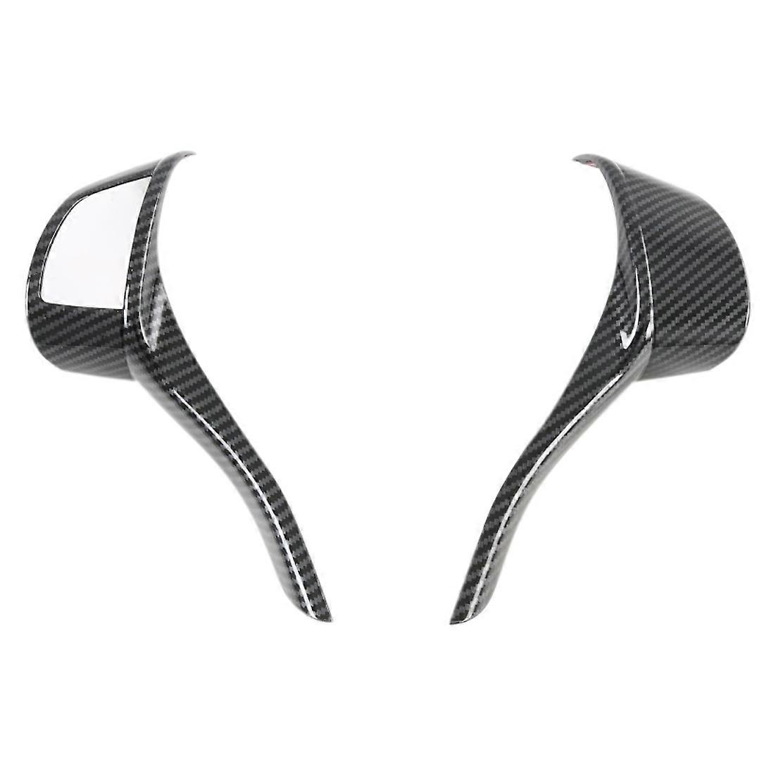 Für Navara Np300 2016-2021 Carbon Faser Auto Lenkung Panel Taste Abdeckung Trim Dekorative Aufkleber Acc