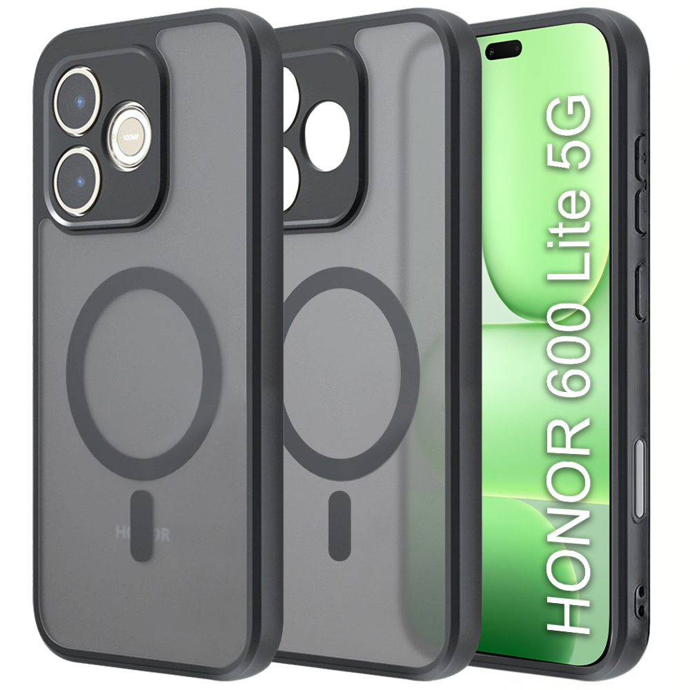 Honor 600 Lite Hülle, Magsafe, Matt, Schwarz