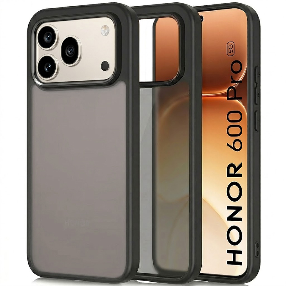 Honor 600 Pro Fusion Hybrid Matte Black Hülle