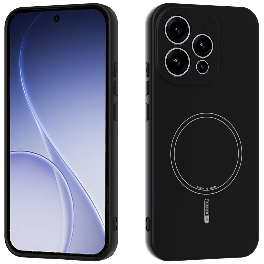 Schutzhülle Für Oppo Reno 15, Silicone Lite, Mit Magsafe-funktion, Schwarz
