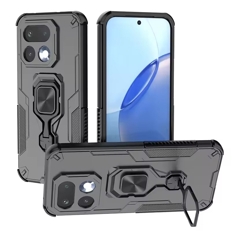 Realme 16 Pro Plus Hülle, Ständer Für Kameraobjektiv, Schwarz