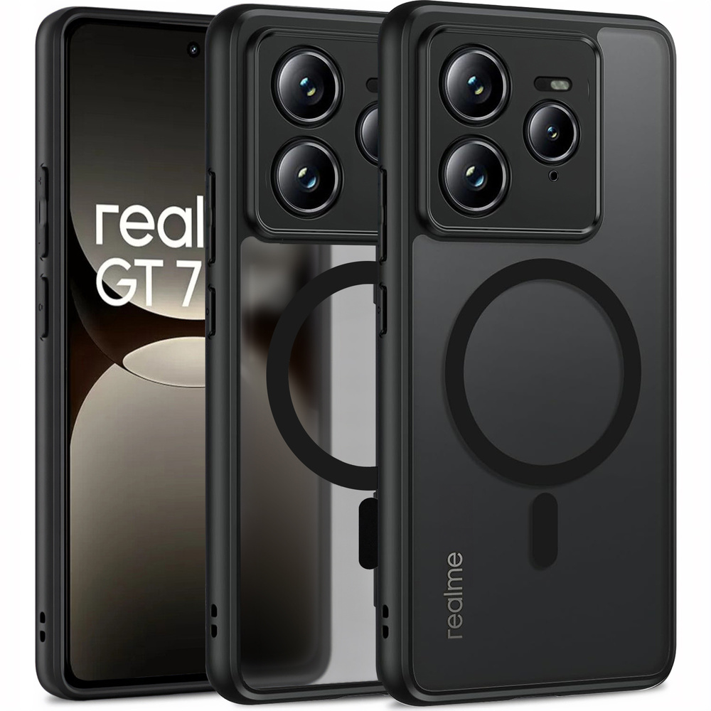 Realme Gt 7 Pro Hülle, Für Magsafe, Mattschwarz
